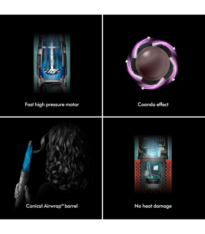 حالت دهنده مو دایسون مدل Dyson Airwrap i.d. HS08 (Jasper/Plum بنفش/صورتی)