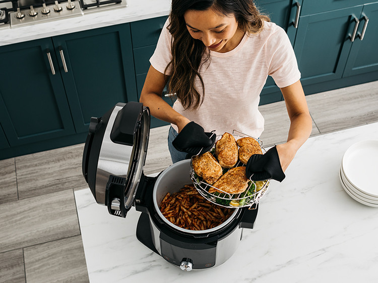 مولتی کوکر نینجا OL750 ظرفیت ۷.۵ لیتر استیل چند کاره (اروپا)