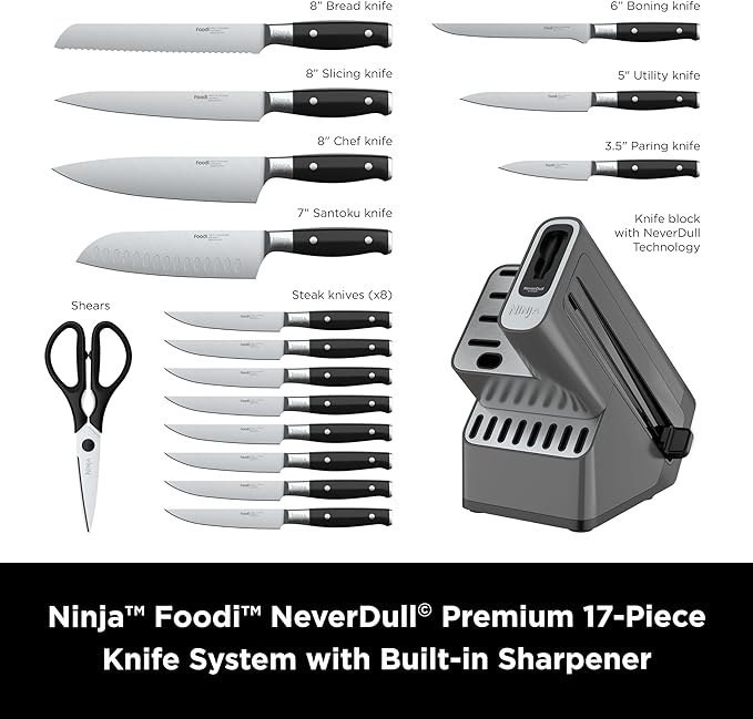 سرویس چاقو 17 پارچه نینجا مدل NINJA K32017